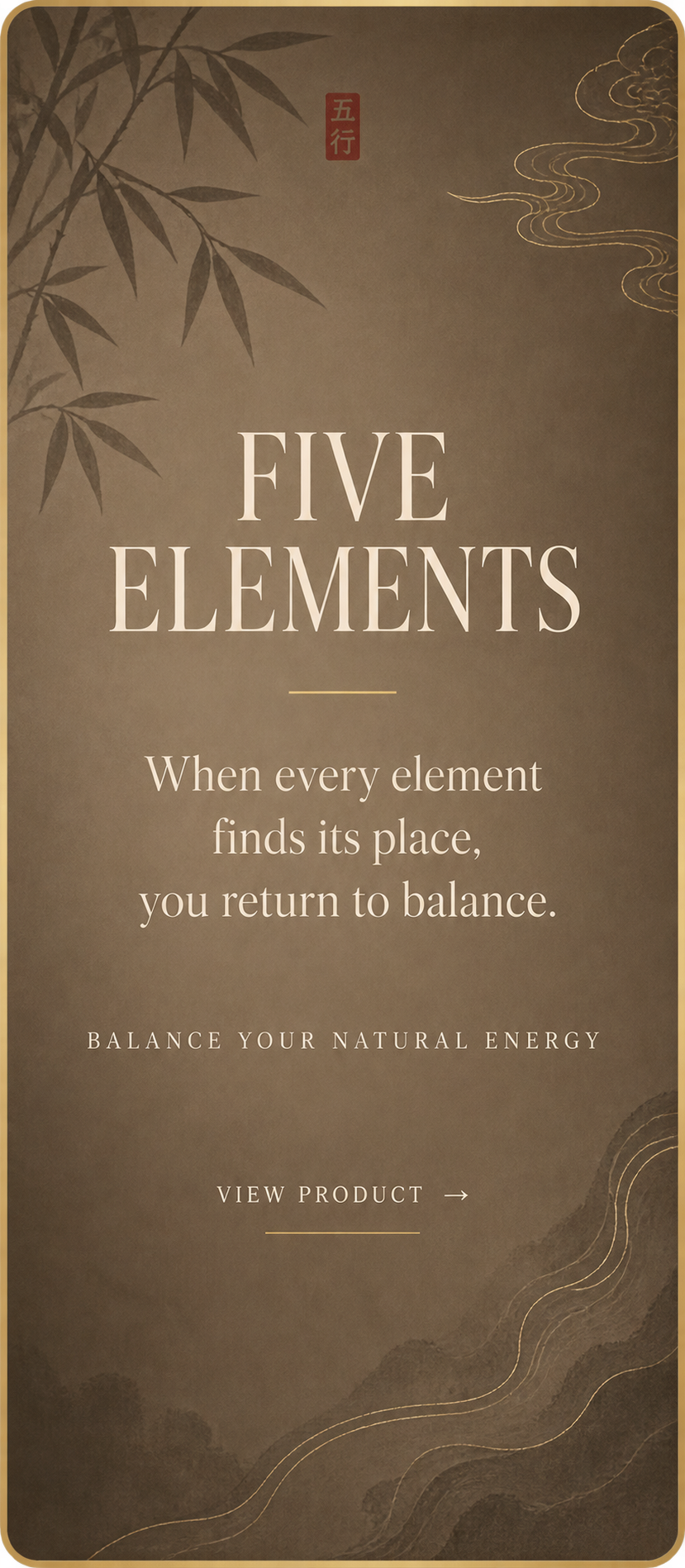 Five Elements Bracelets collection quote