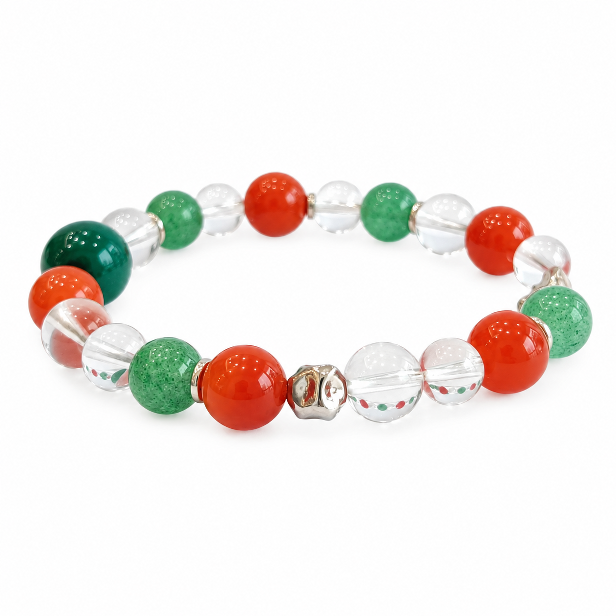 Cancer Zodiac NFC Bracelet | Nanhong Agate & Quartz - Image 4