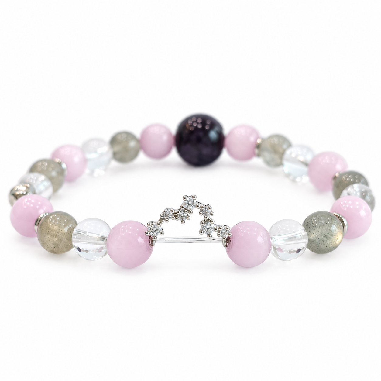Pisces NFC Crystal Bracelet | Kunzite & Labradorite - Image 4
