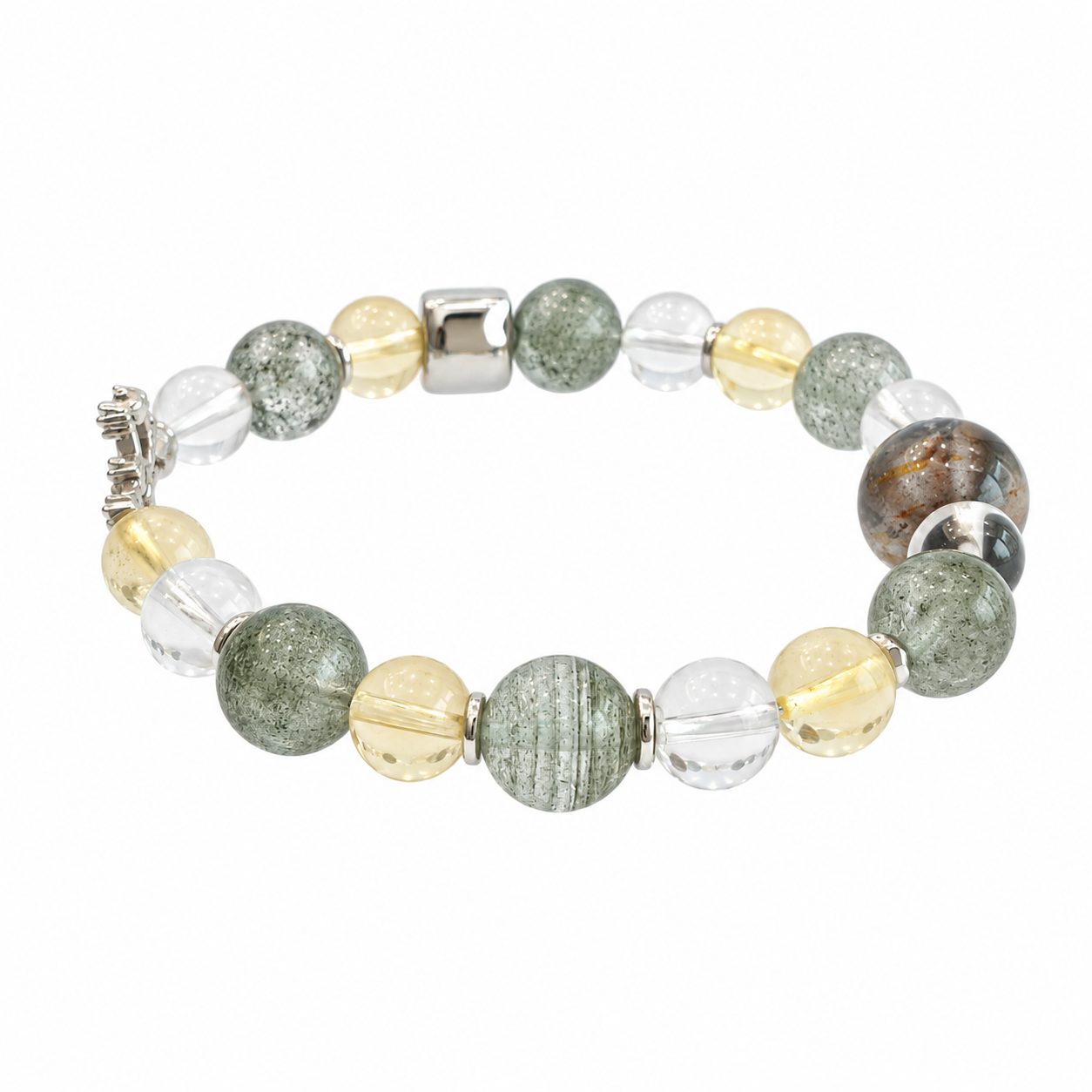 Sagittarius NFC Crystal Bracelet | Green Phantom Quartz - Image 3