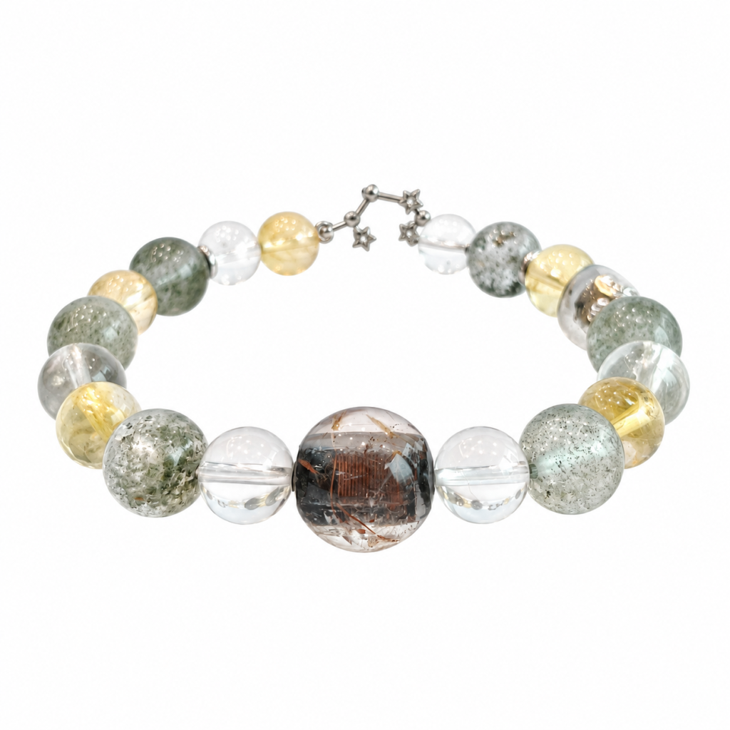 Sagittarius NFC Crystal Bracelet | Green Phantom Quartz