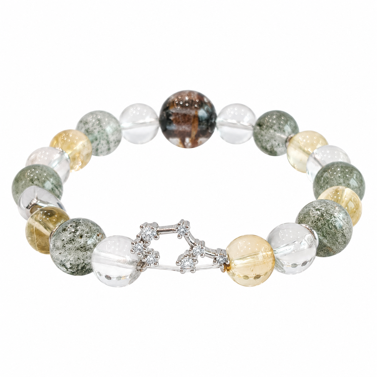 Sagittarius NFC Crystal Bracelet | Green Phantom Quartz - Image 2